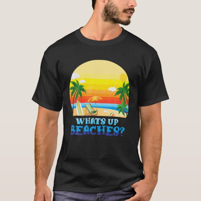 Was für Strände Funny Beach Familienurlaub Match T-Shirt (Vorderseite)