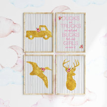 Was Girls sind Made of Nursury Art Set