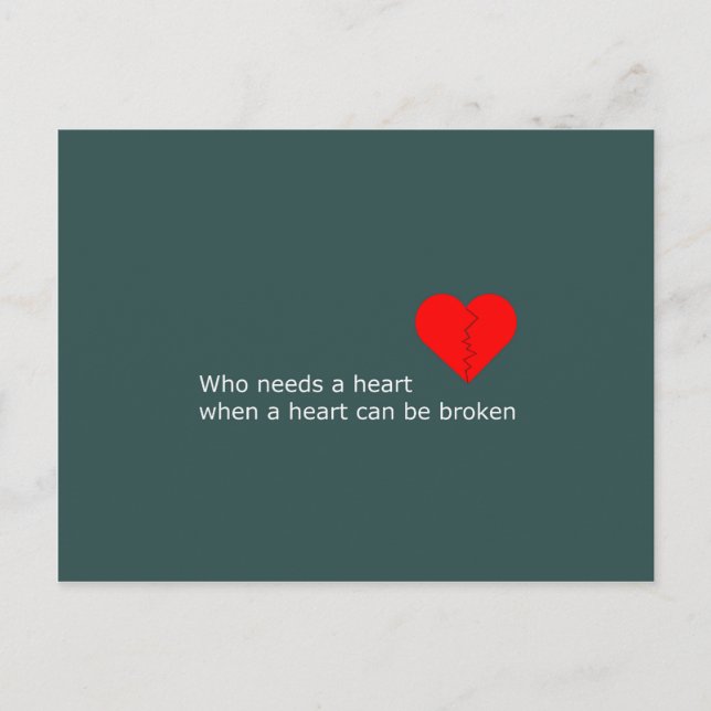 Was got die Liebe damit zu tun? Postkarte (Vorderseite)