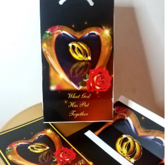 Was Gott zusammen gestellt Einladung (Gold & Schwa