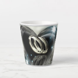 Was Gott zusammengelegt hat Hochzeit (Silber) Milchtasse