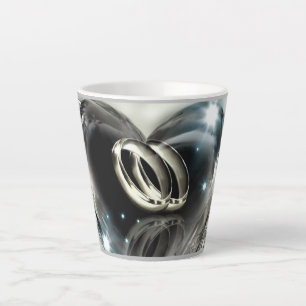 Was Gott zusammengelegt hat Hochzeit (Silber) Milchtasse