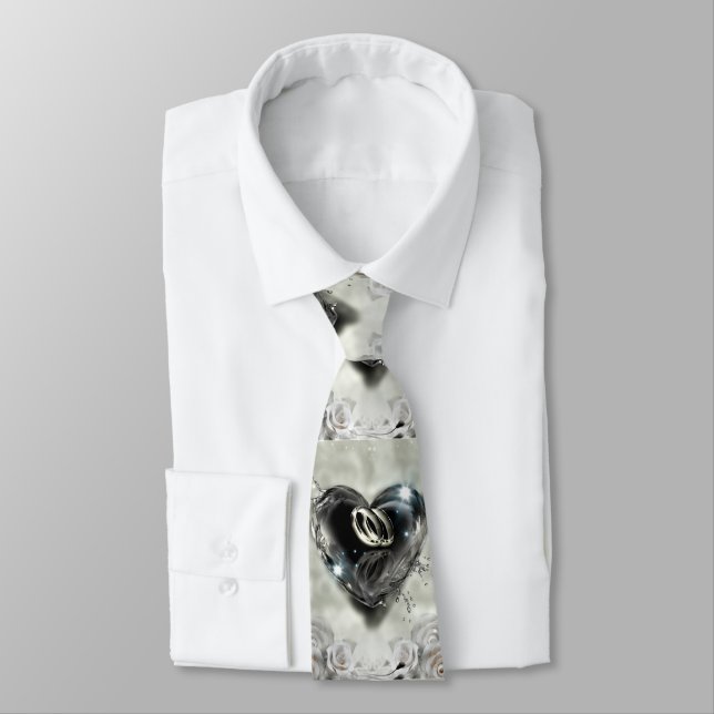 Was Gott zusammengelegt hat Wedding Necktie Krawatte (Gebunden)