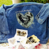 "Was Gott zusammengesetzt hat" Hochzeit Denim Jack