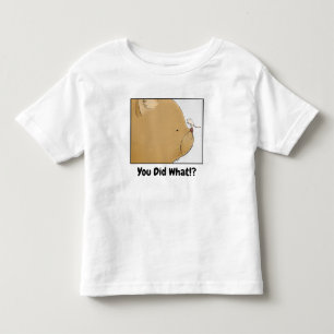 Was hast du getan? kleinkind t-shirt