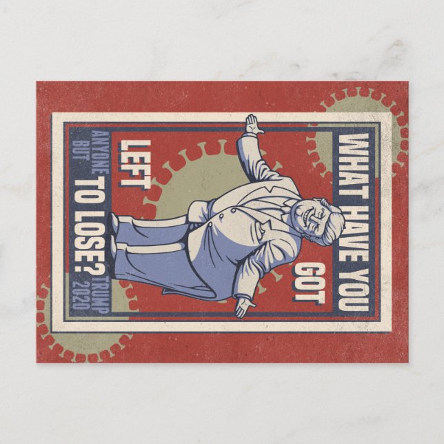 Was hast du Verlassen? Postkarte (Vorderseite)