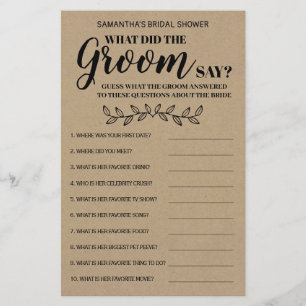 Was hat Groom zu zweisprachigem Brautparty gesagt?