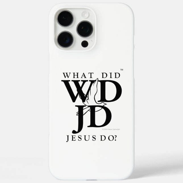 Was hat Jesus getan? iPhone 16 Pro Max Hülle (Rückseite)