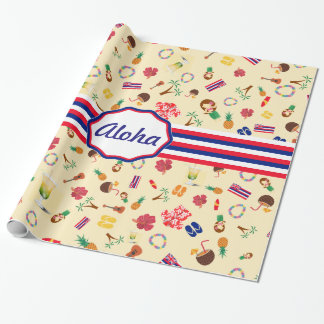 Was Hawaii berühmt macht Geschenkpapier