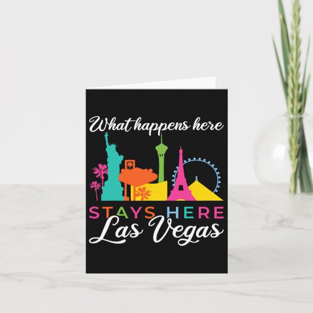 Was hier Bleibe, Las Vegas Karte (Vorderseite)