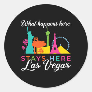 Was hier Bleibe, Las Vegas Runder Aufkleber