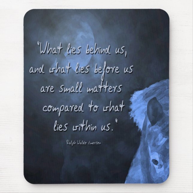 was hinter uns… liegt mousepad (Vorne)