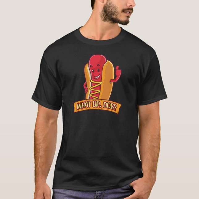 Was, Hund? Hot Dog T-Shirt (Vorderseite)