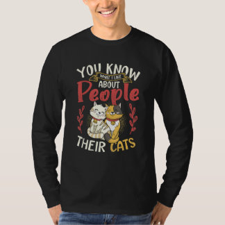 Was ich an Menschen mag, sind ihre Katzen T-Shirt