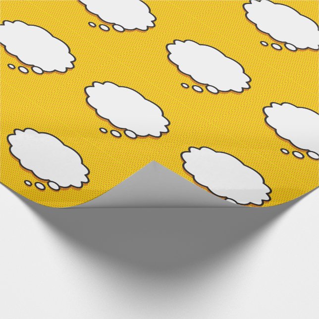 Was ich denke geschenkpapier (Ecke)