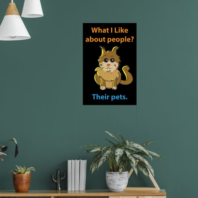 Was ich mag, Leute Poster (Wohnzimmer 1)