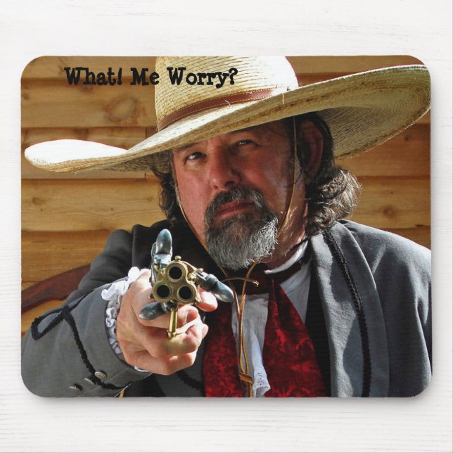Was! Ich Sorge? Mousepad (Vorne)