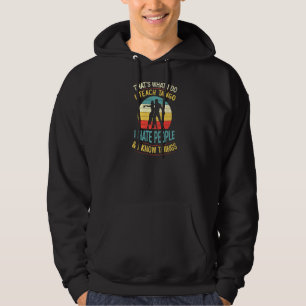 Was ich tue, lehre ich Tango Ich hasse Menschen un Hoodie