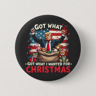 Was ich zu Weihnachten Gewollt habe, got Trump San Button