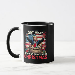 Was ich zu Weihnachten Gewollt habe, got Trump San Tasse
