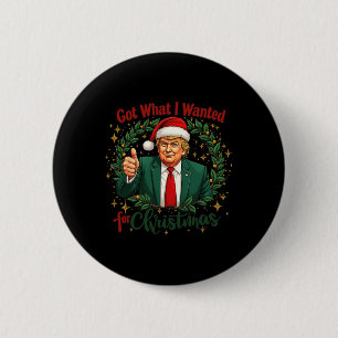 Was ich zu Weihnachten Gewollt habe, Trump 2024 5 Button