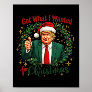 Was ich zu Weihnachten Gewollt habe, Trump 2024 5 Poster