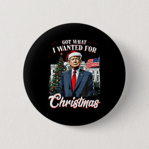Was ich zu Weihnachten Gewollt habe, Trump 2024 Button