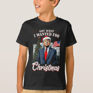 Was ich zu Weihnachten Gewollt habe, Trump 2024 T-Shirt