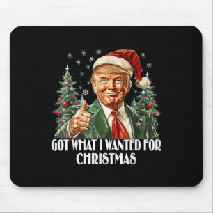 Was ich zu Weihnachten Gewollt habe - Trump-Weihna Mousepad