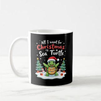 Was ich zu Weihnachten möchte, ist ein Meeresschil Kaffeetasse
