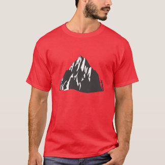 Was Ihre vordere und hintere Grafik Everest ist T-Shirt