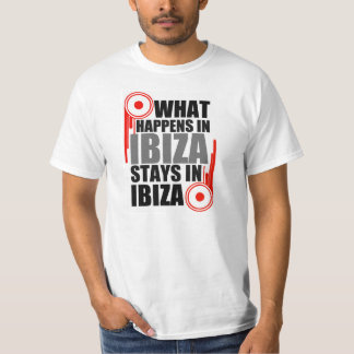 was im ibiza geschieht, bleibe in ibiza Entwurf T-Shirt