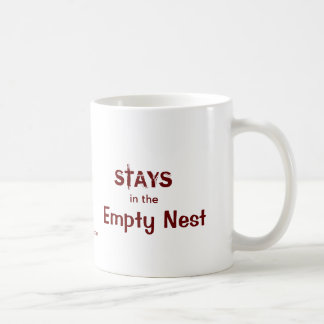 Was im leeren Nest geschieht Kaffeetasse