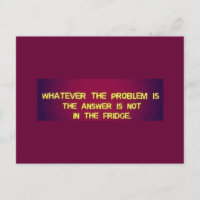 WAS IMMER DAS PROBLEM IST, DIE ANTWORT LIEGT NICHT