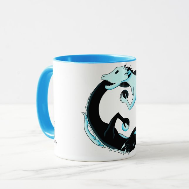 Was immer ich Gefüttert habe Tasse (Vorderseite Links)