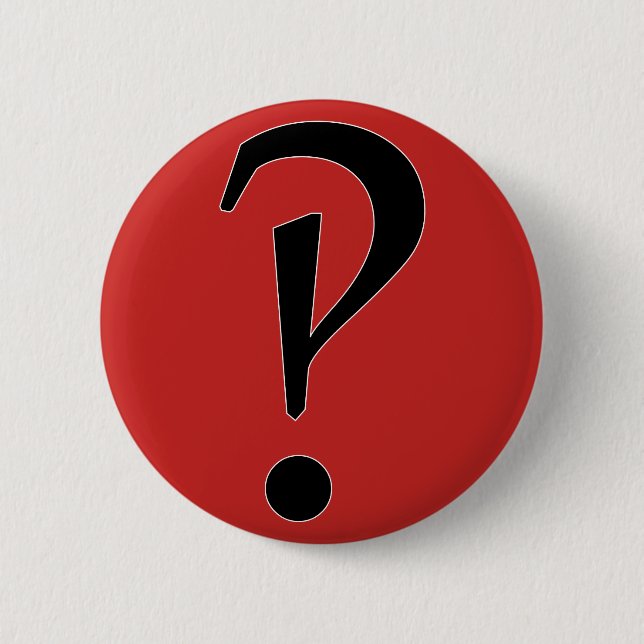 Was?! Interrobang?! Button (Vorderseite)