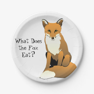 Was isst der Fox? PapierTeller