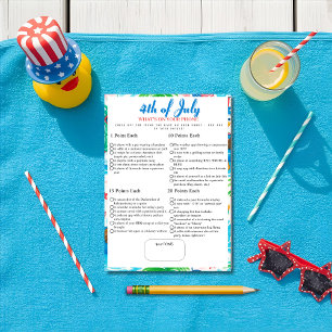 Was ist auf deinem Handy? 4. Juli-Spiel Pool-Karte Einladung