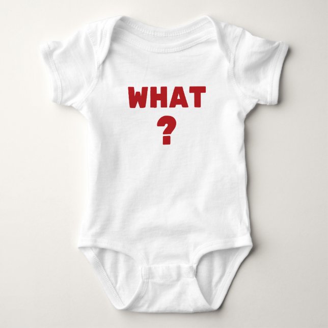 Was ist? baby strampler (Vorderseite)