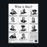 Was ist Bier? Postkarte<br><div class="desc">Fragen will zu wissen... </div>