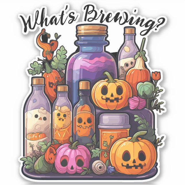 "Was ist Brewing?" Aufkleber für Inhaltsstoffe (Vorderseite)
