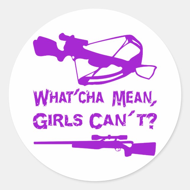 Was ist Cha Gemein Girls nicht? Runder Aufkleber (Vorderseite)