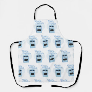 Was ist Cooking Fun Retro Oven Illustration Design Schürze