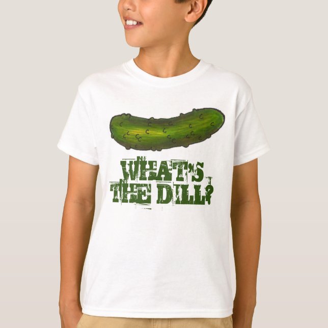 Was ist das "Dill" (Deal) Green Pickle Pickles T-S T-Shirt (Vorderseite)