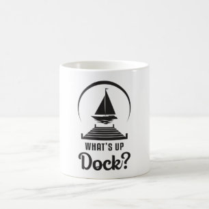 Was ist das Up Dock Boat Sailing Sailboat Ship Kaffeetasse