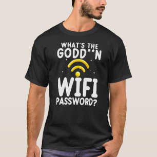 Was ist das Wifi-Kennwort für WiFi? T-Shirt