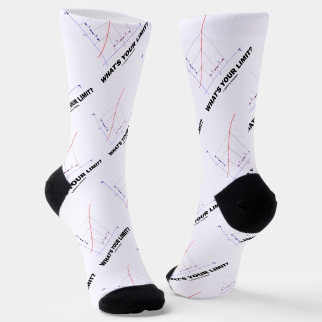Was ist dein Limit? Spaß für die Begrenzungsfunkti Socken (Gewinkelt)