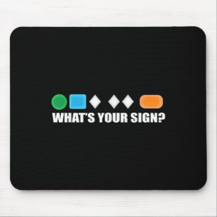 Was ist dein Sternzeichen Skifahren Schwierigkeits Mousepad