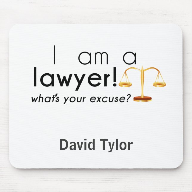 Was ist deine Ausrede? Mousepad (Vorne)