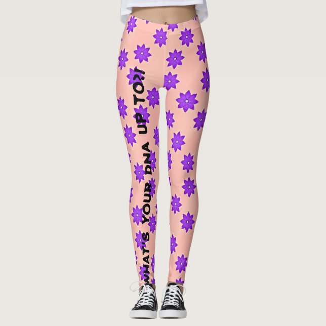 WAS IST DEINE DNA DAFÜR?! LEGGINGS (Vorderseite)